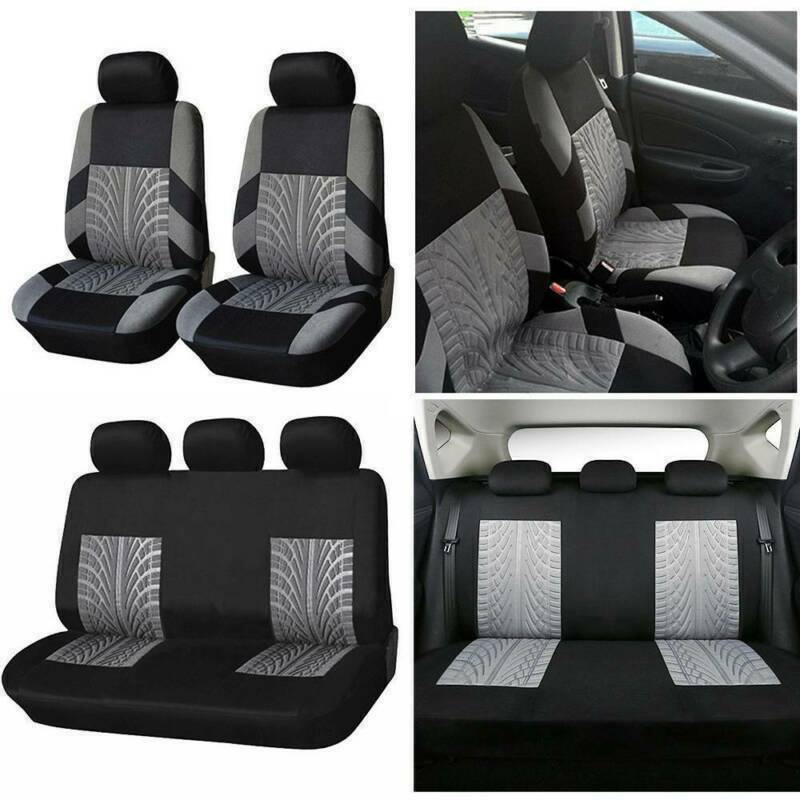 5 Seat Universal Car Seat Covers Protector Cushion Full Set， Breathable Pad for Cars Trucks SUV