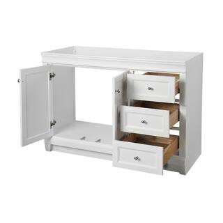 Home Decorators Collection Naples 48 in. W Bath Vanity Cabinet Only in White NAWA4821D