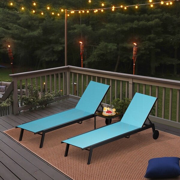 Outdoor Metal Chaise Lounge