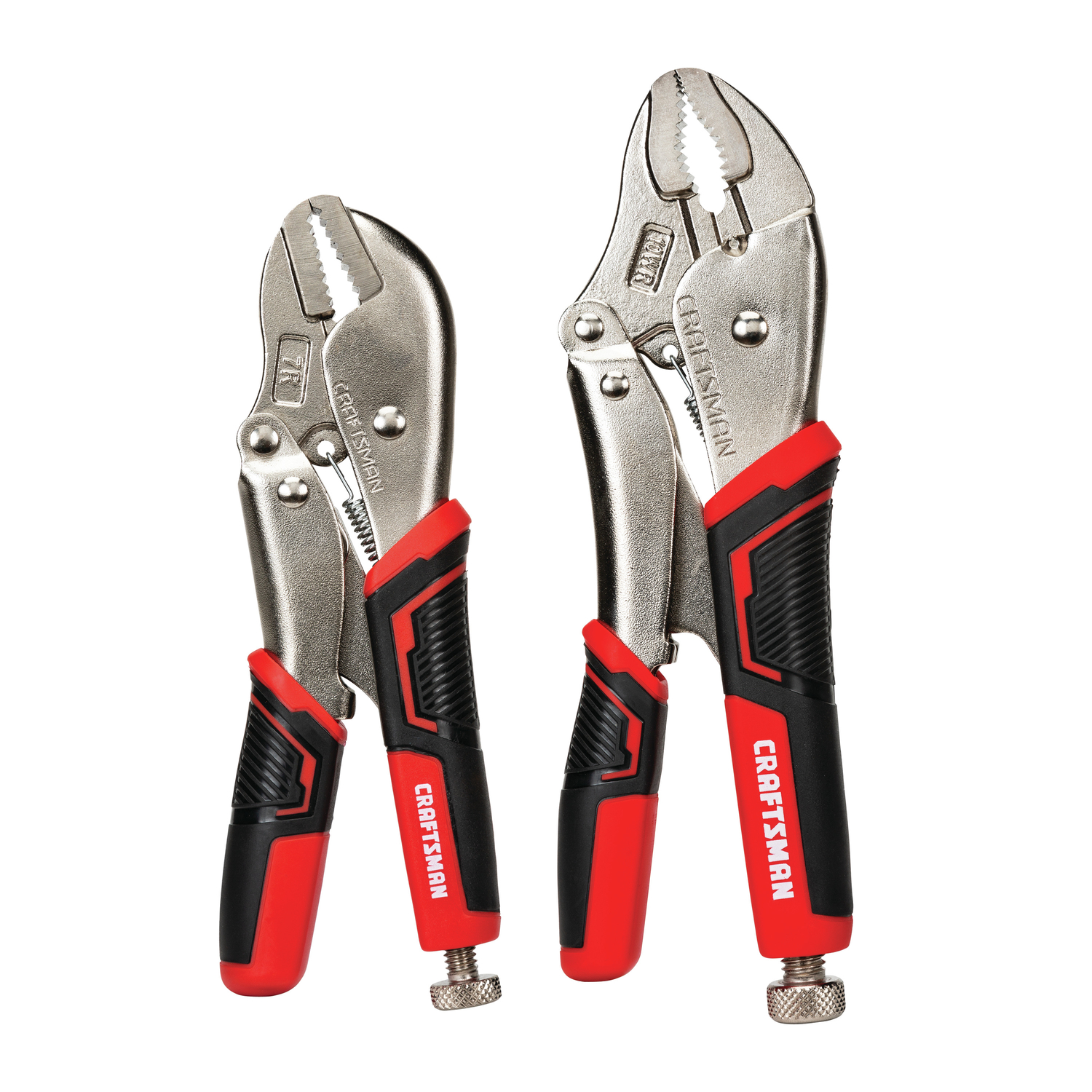 Craftsman 2 pc Drop Forged Steel Straight Jaw Locking Pliers Set