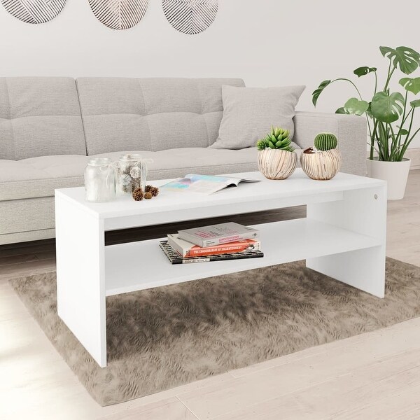 Rustic Coffee Table with Storage Shelf， Tea Table， Sofa Center Table for Living Room，TV Stand Side End Table