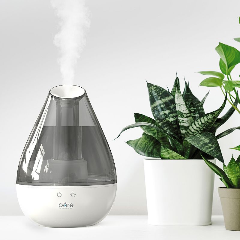 Pure Enrichment MistAire? Drop Ultrasonic Cool Mist Humidifier with Night Light