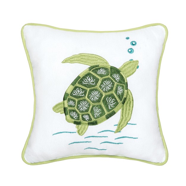 C amp f Home Green Turtle Pillow