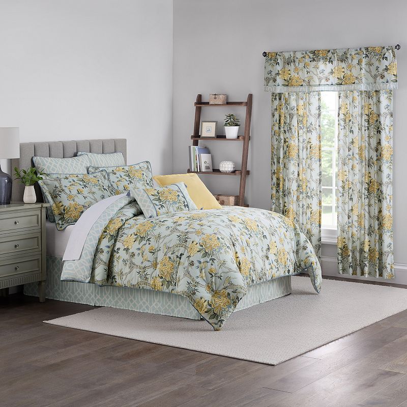 Waverly Mudan Floral 4-Piece Comforter Set or Euro Sham