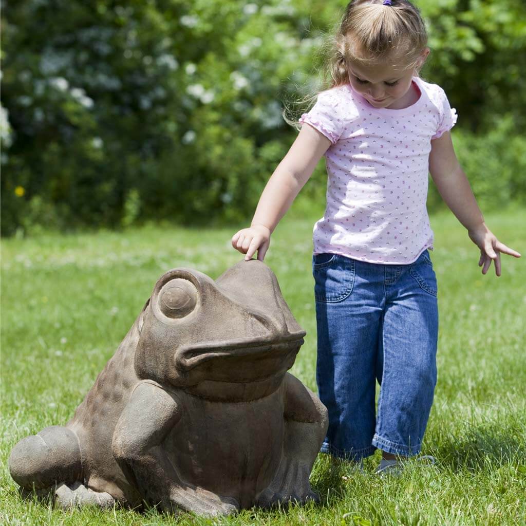 Campania International Giant Garden Frog Statue