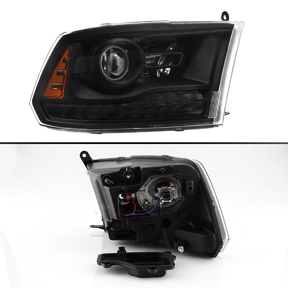 2013-2018 Dodge Ram 1500/2500/3500 Headlights ( Factory Projector Style Only )