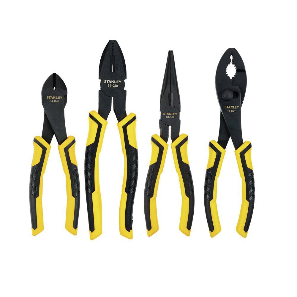 Stanley Bi-Material Plier Set (4-Piece) 84-058