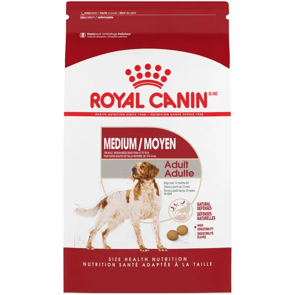 Royal Canin 30 lb Size Health Nutrition Medium Adult Dry Dog Food