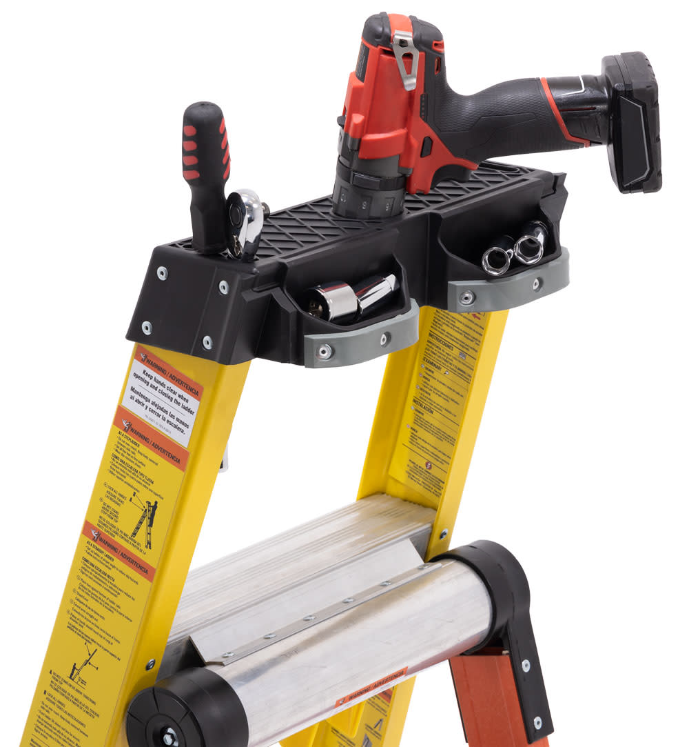 LEANSAFE? X3 Professional 3 in 1 Multi-purpose Ladder ;