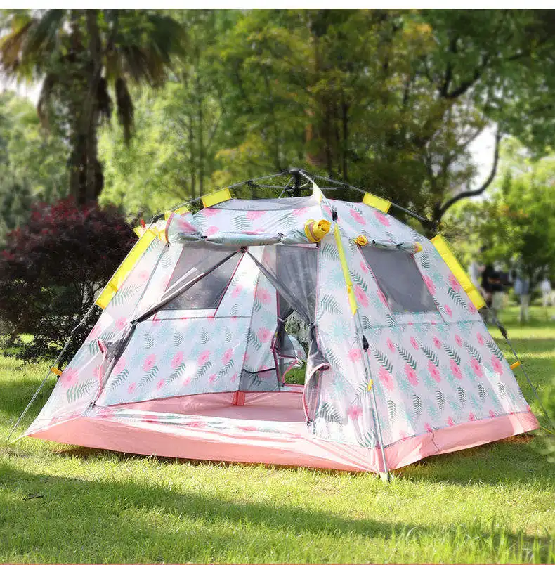 Factory Wholesale Family Camping Tents Family Folding Luxury Beach Glamping Camping Outdoor Tents