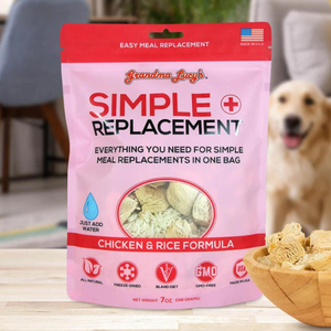 Grandma Lucy's Simple Replacement Chicken Freeze-Dried Dog and Cat Foo