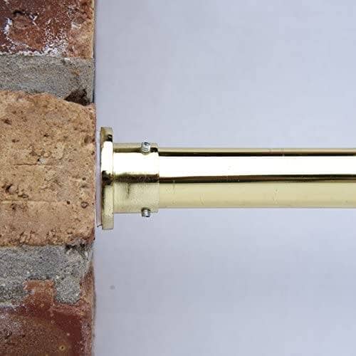 80in-120in Tension Curtain Rod, Gold