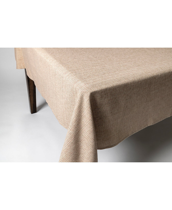 Lintex Tweed 100% Cotton Tablecloth 60x84 Red