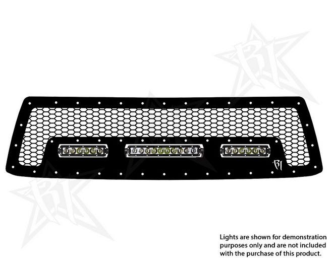 Rigid Industries 2010-13 Toyota Tundra SR-Series 10 Inch  6 Inch LED Grille Kit - 40555