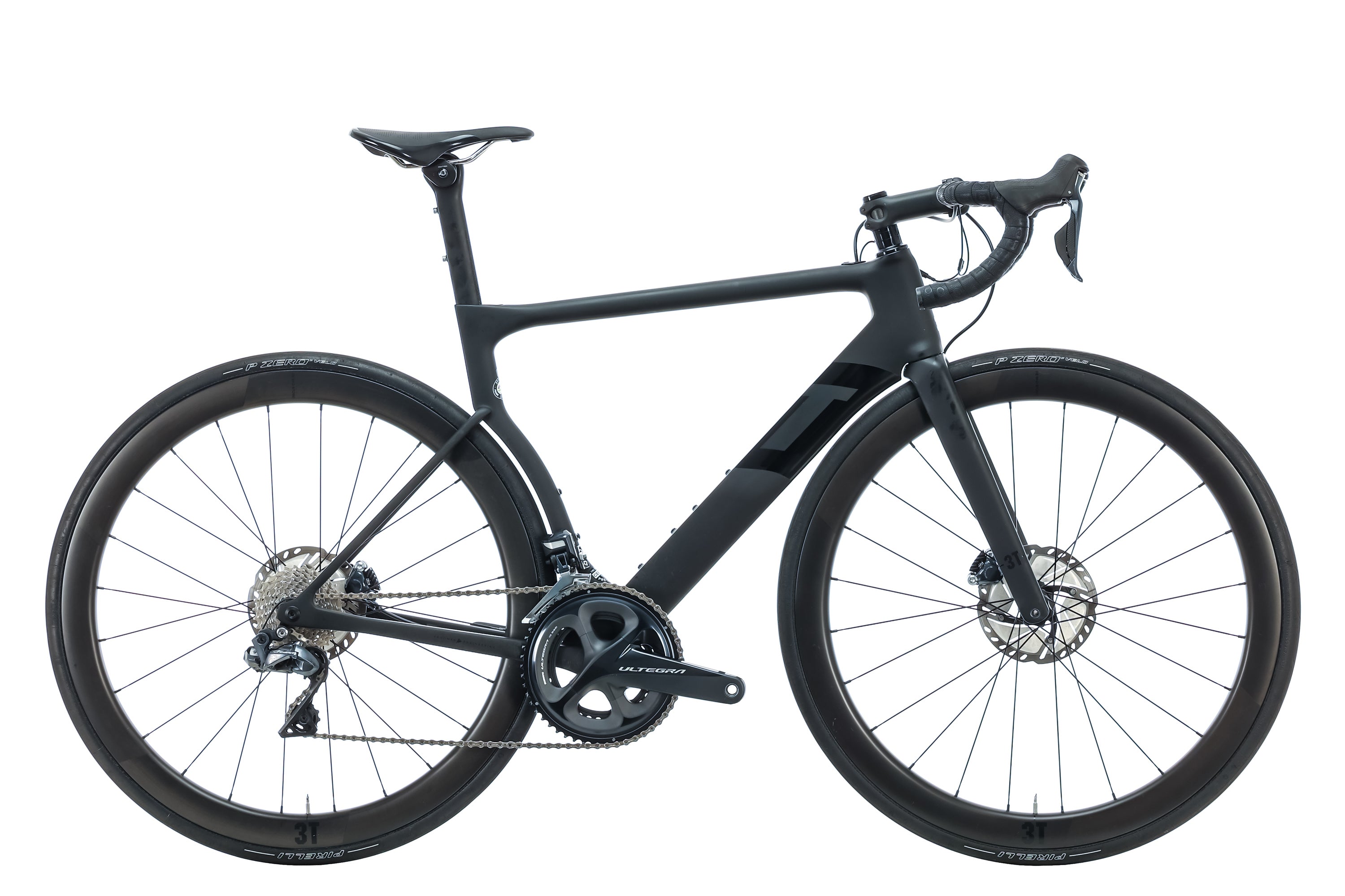3T Strada Due Team Stealth Ultegra Di2 Road Bike - 2020, Medium