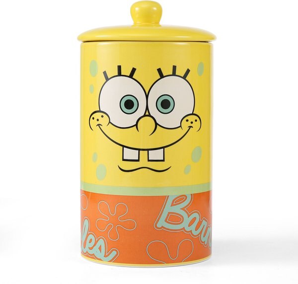 Fetch For Pets Spongebob Dog Treat Jar， 10X15-in