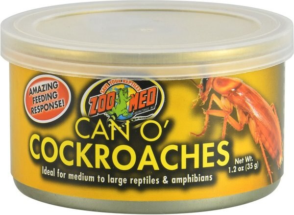 Zoo Med Can O' Cockroaches Reptile Food， 1.2-oz can