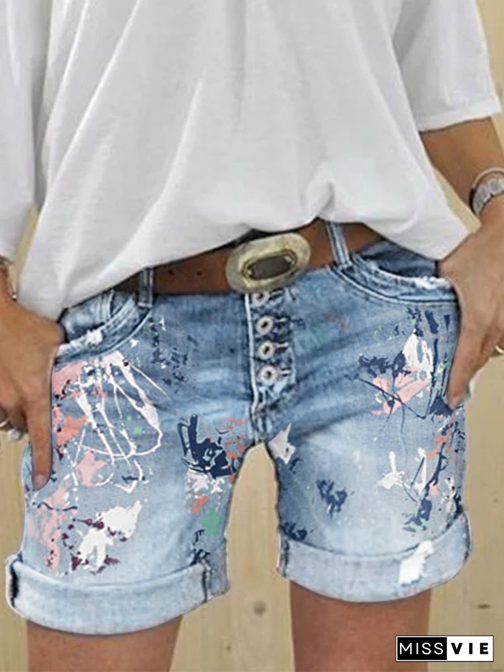 Denim Denim shorts