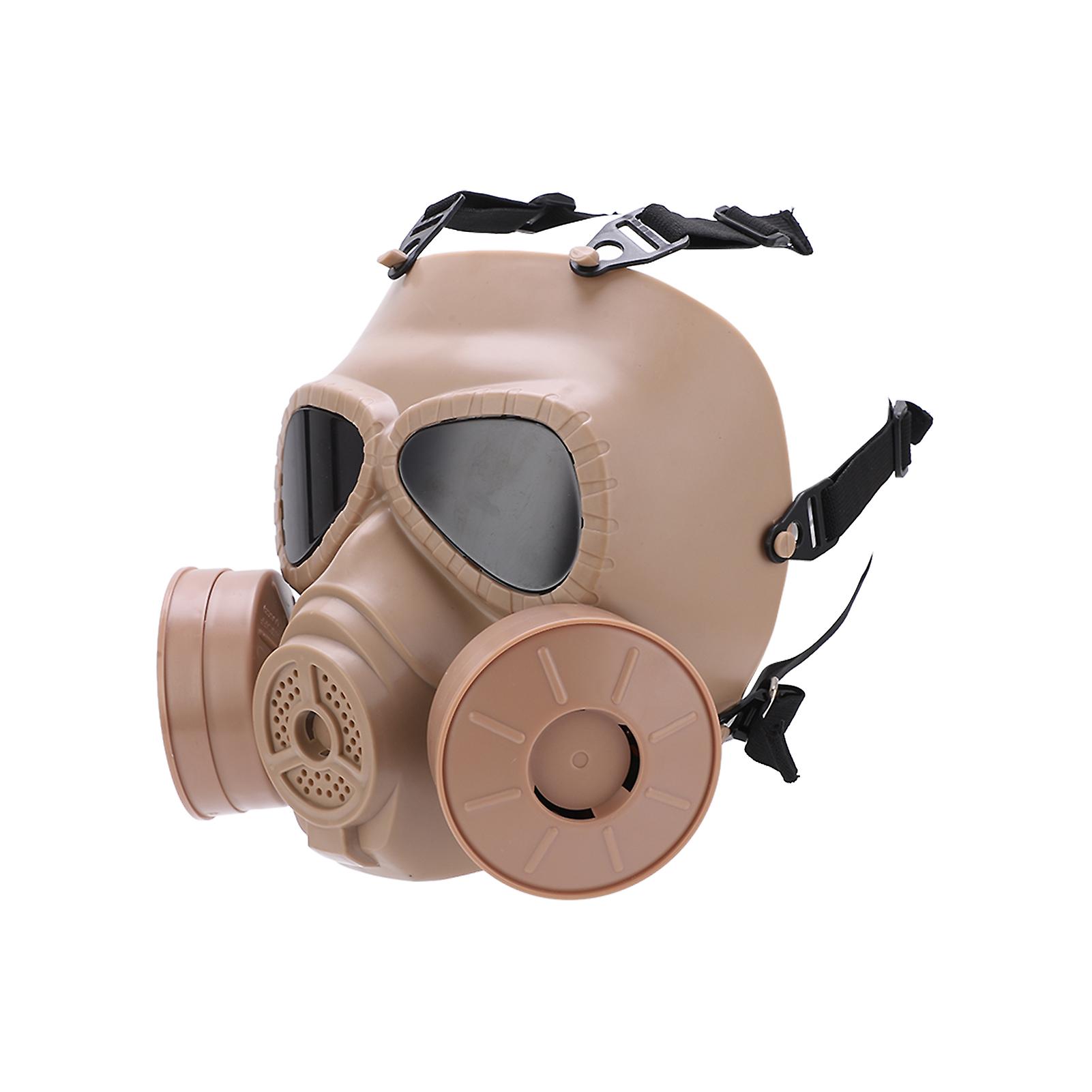 M04 Paintball Full Face Cover M05 Prop Biochemical Gas Face Shield With Dual Fan Filter Tanks Uv Proof Sunglasses Lens