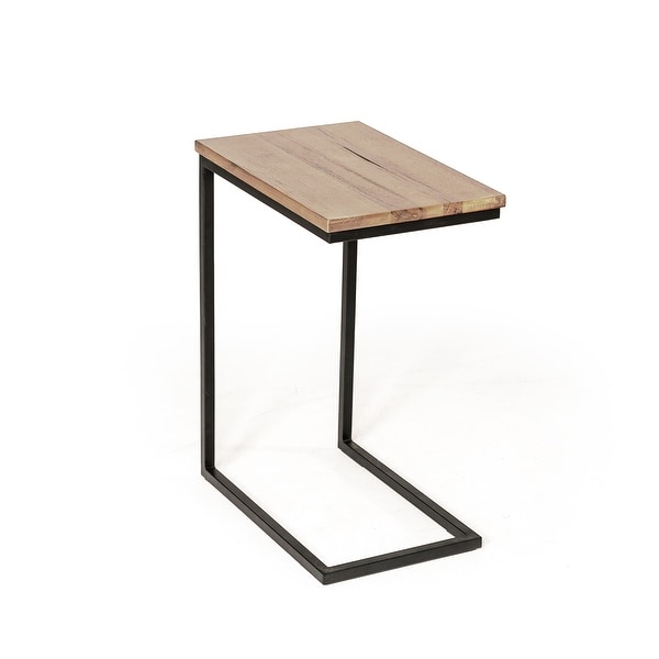 Modrest Turner Aged Oak Side Table