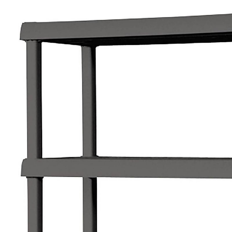 Sterilite 75.2 Inch Heavy-Duty Durable 5-Shelf Ventilated Shelving Unit， Gray