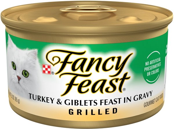 Fancy Feast Grilled Turkey and Giblets Feast in Gravy Canned Cat Food