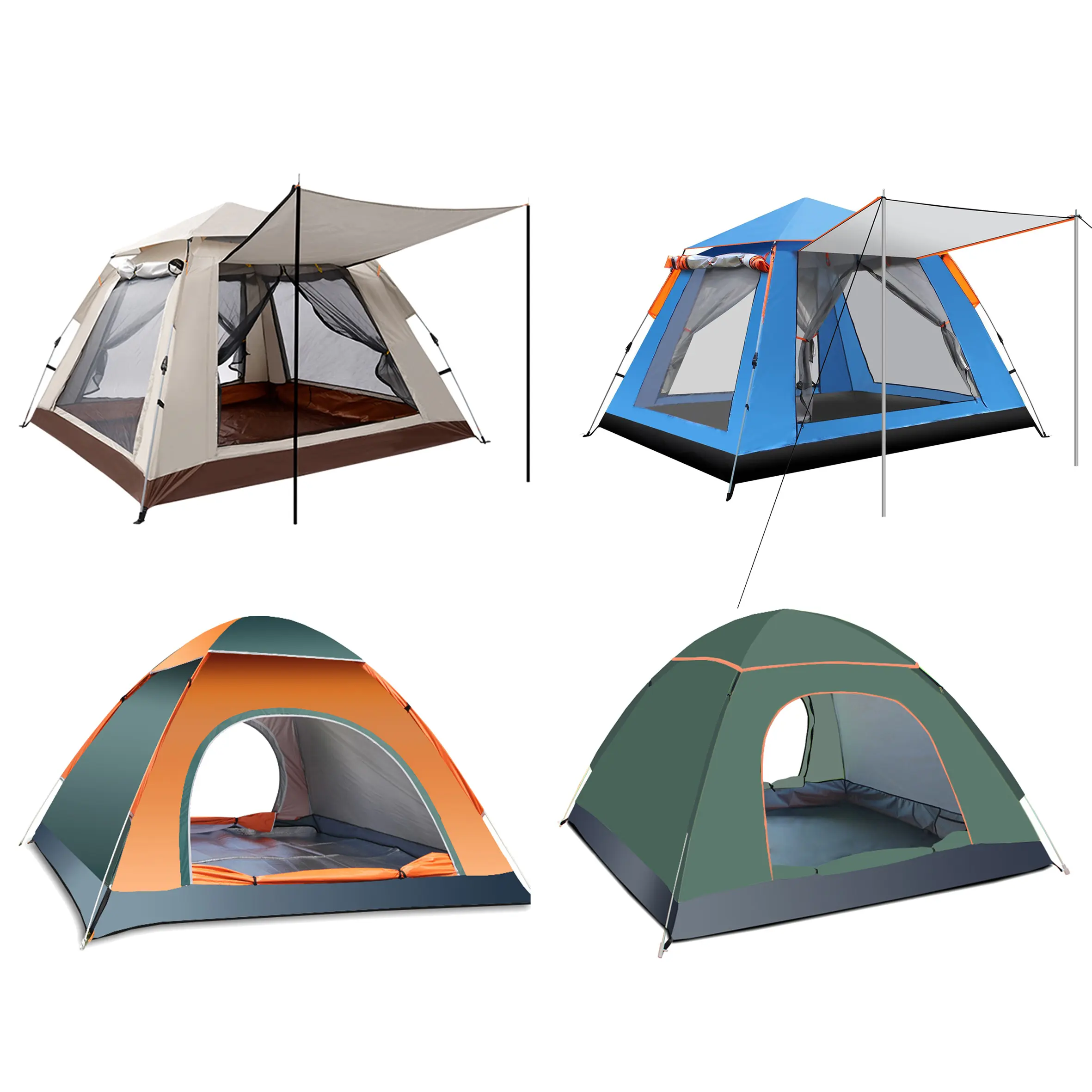 Easy Pop Up Shade tentss 2 Doors for Camping Hiking Shade tentss 2 Doors for Camping Hiking and Traveling Comes with a Carrying