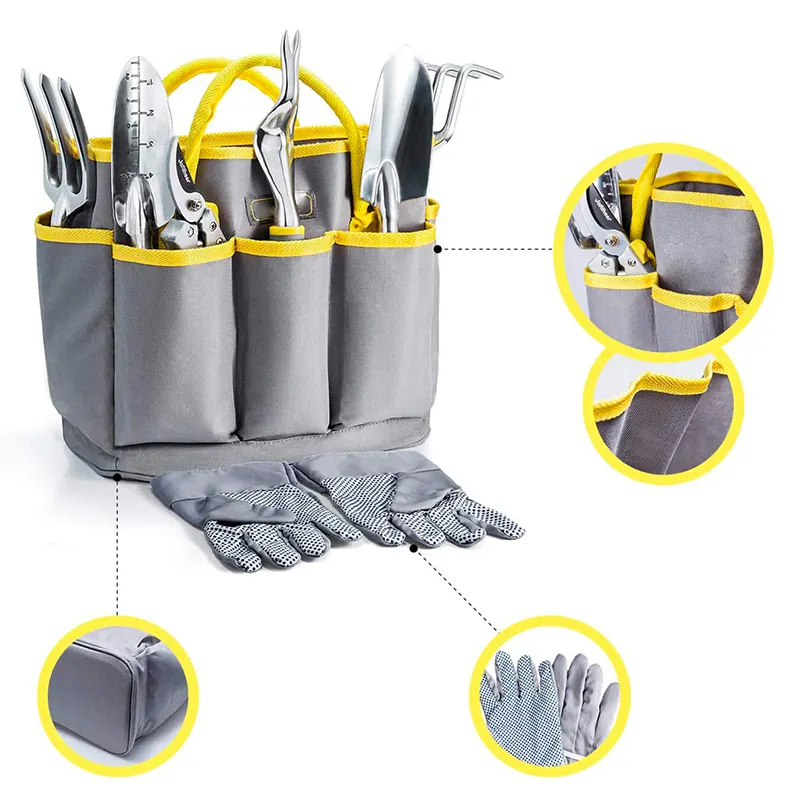 Professional  Anti Skid Ergonomic handle Heavy Duty Gardening Hand Tools Kit garden digging tool