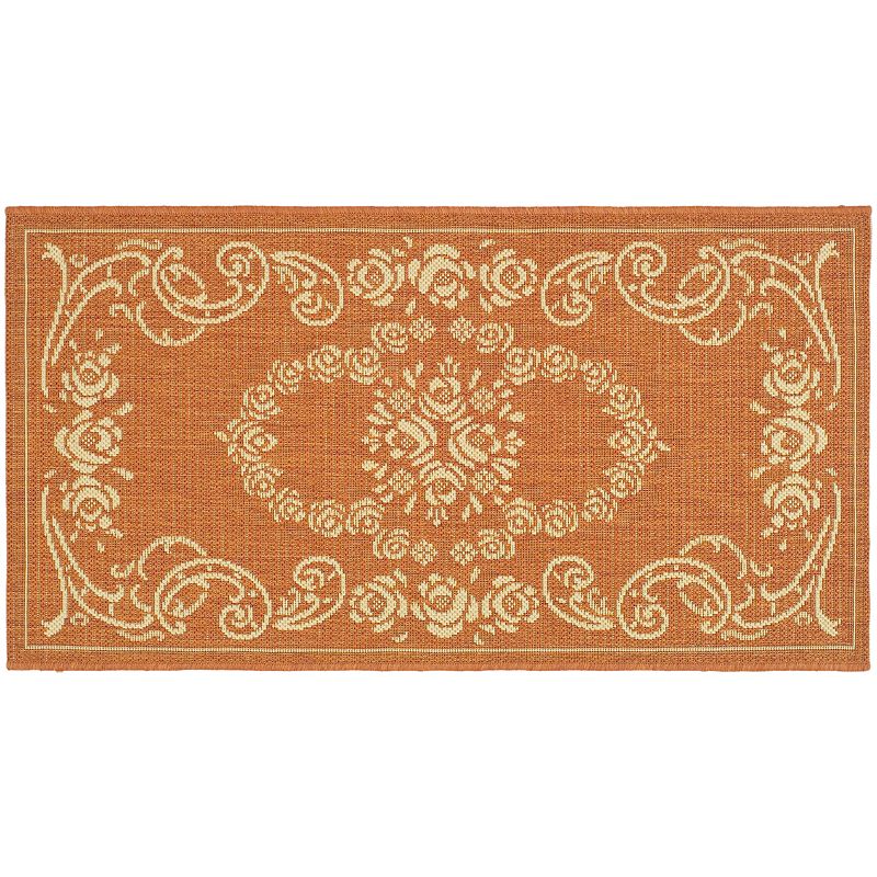 Safavieh Courtyard Cascading Floral Indoor Outdoor Rug