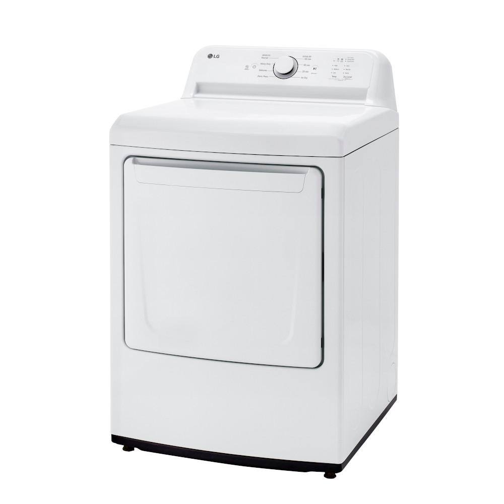 LG 7.3 cu. ft. Ultra Large High Efficiency Gas Dryer in White DLG6101W