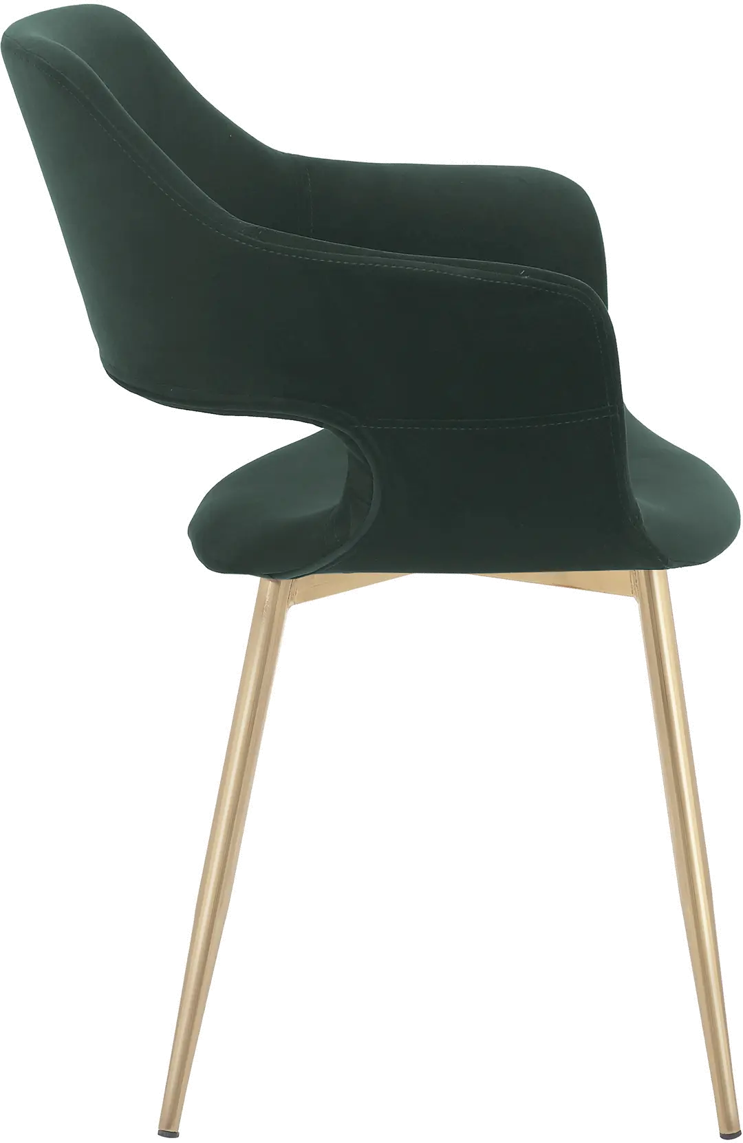 Gigi Green Dining Room Arm Chair (Set of 2)