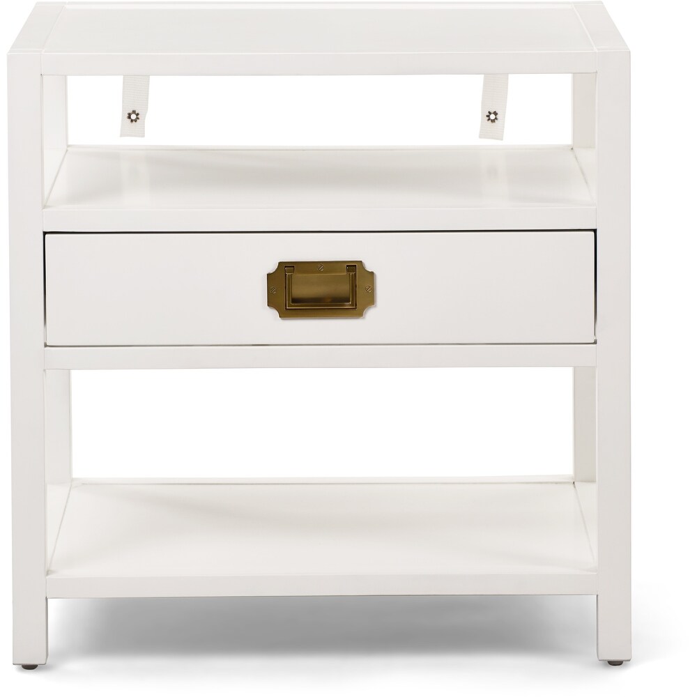 Finch Lockwood Side Table  White