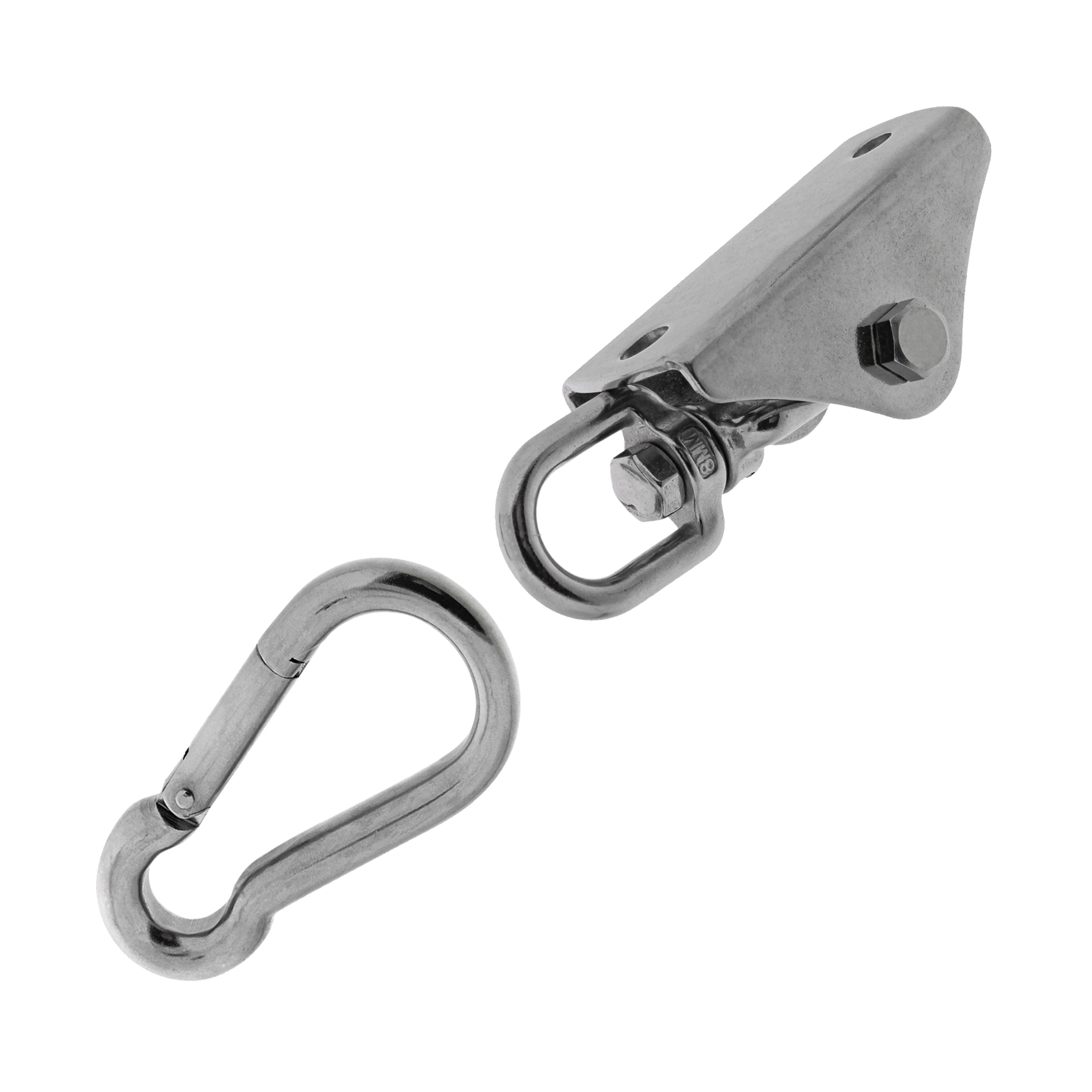 Get Out! Tire Swing Swivel Hanger 1000lb Carabiner Spinner Hardware Mount 1pk