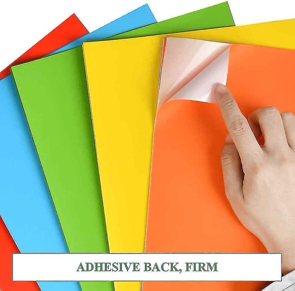 50 Sheets Of Self-adhesive Colored Paper A4 297 * 210 Mm， For Address Labels And Printing， Suitable