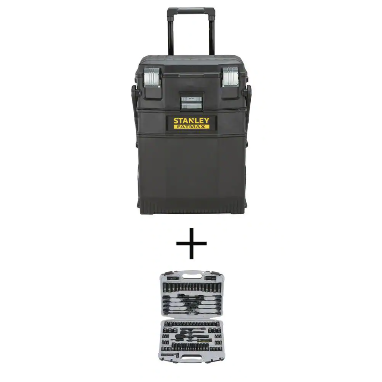 Stanley 22 in. Cantilever Tool Box with Mechanics Set (99-Piece)