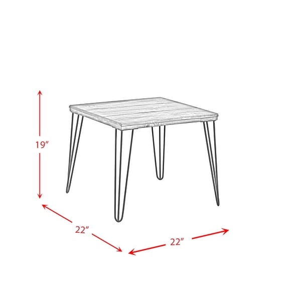 Picket House Furnishings Dunbar Square End Table