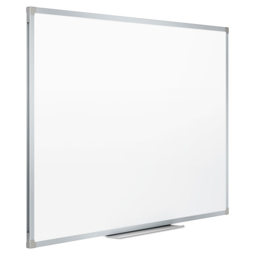 Mead Dry-Erase Board， Melamine Surface， 36 x 24， Silver Aluminum Frame (85356)