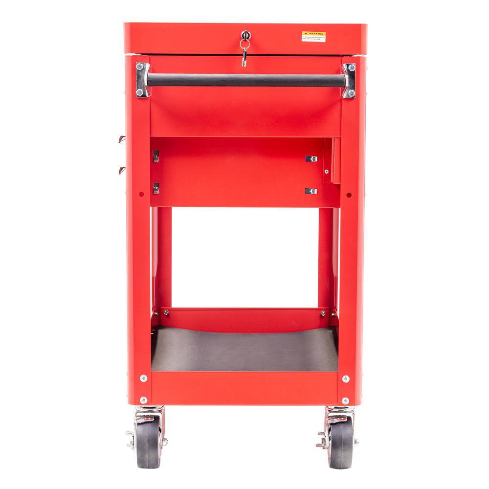 SUNEX TOOLS 23 in. Compact Slide Top Utility Cart - Red 8035R