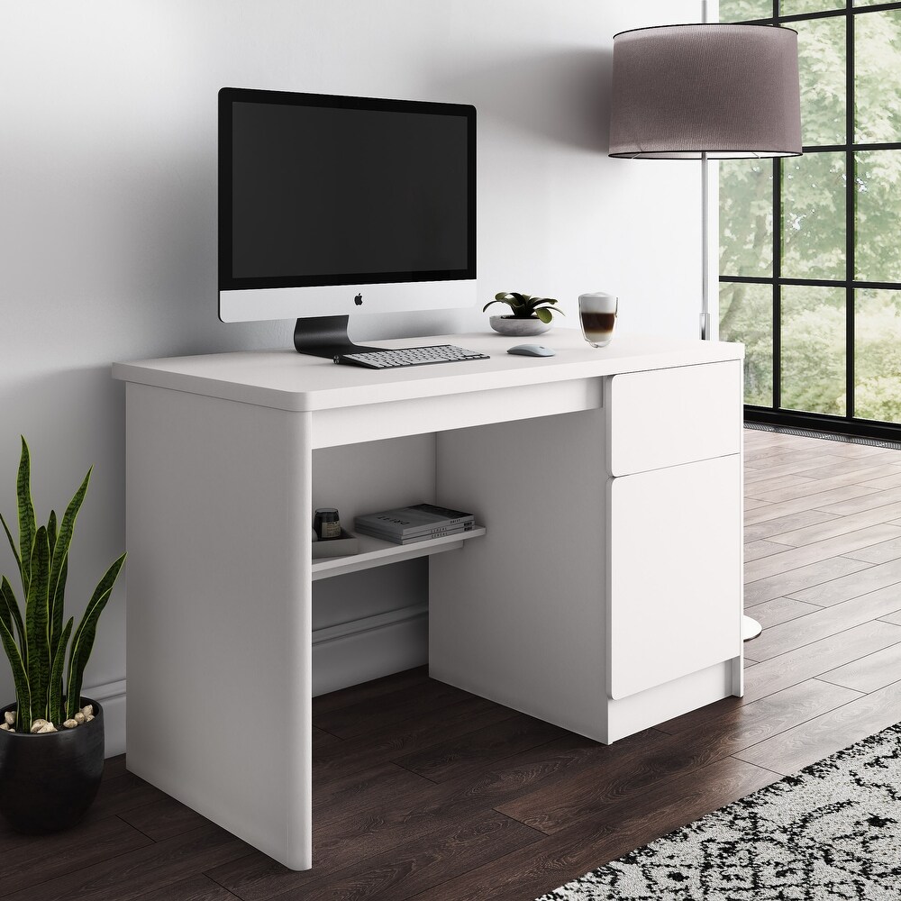 CorLiving Kingston Desk with Cabinet