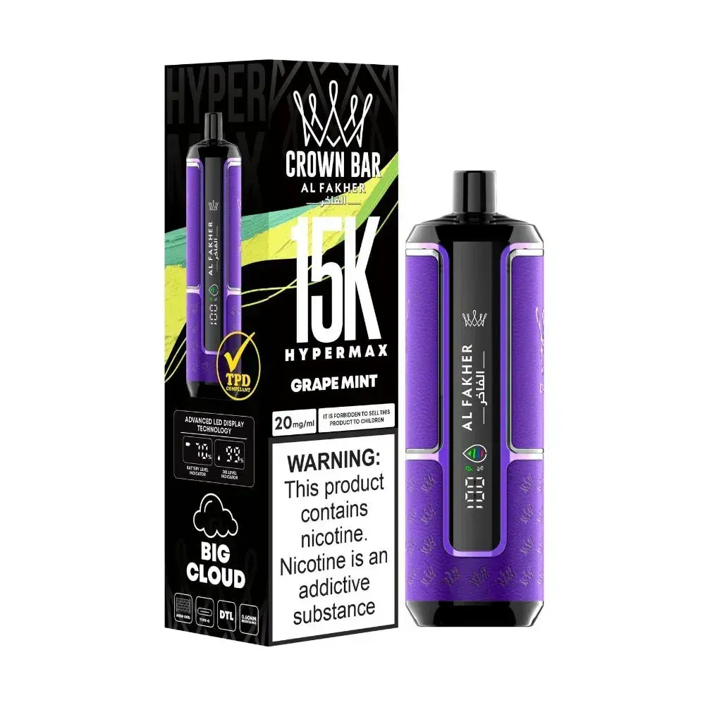 Al Fakher Hypermax 15k Puffs Disposable Vape - Al Fakher Hypermax 15000 Puffs