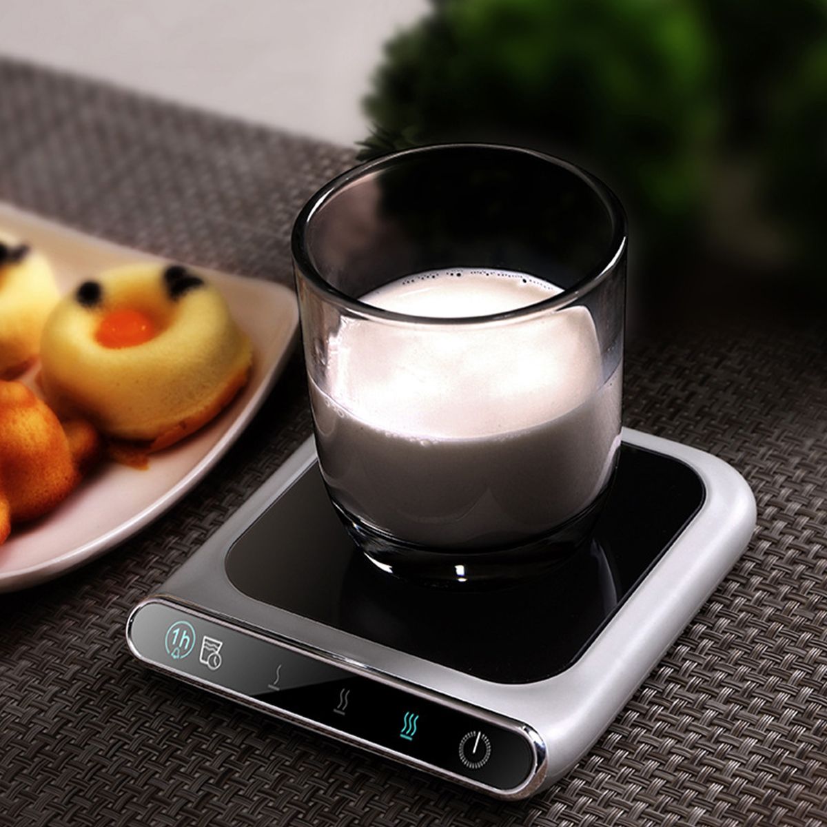 Coffee Mug Warmer Electric Coffee Cup Warmer with 3-Gear Temperature Setting Auto Shut ON/Off