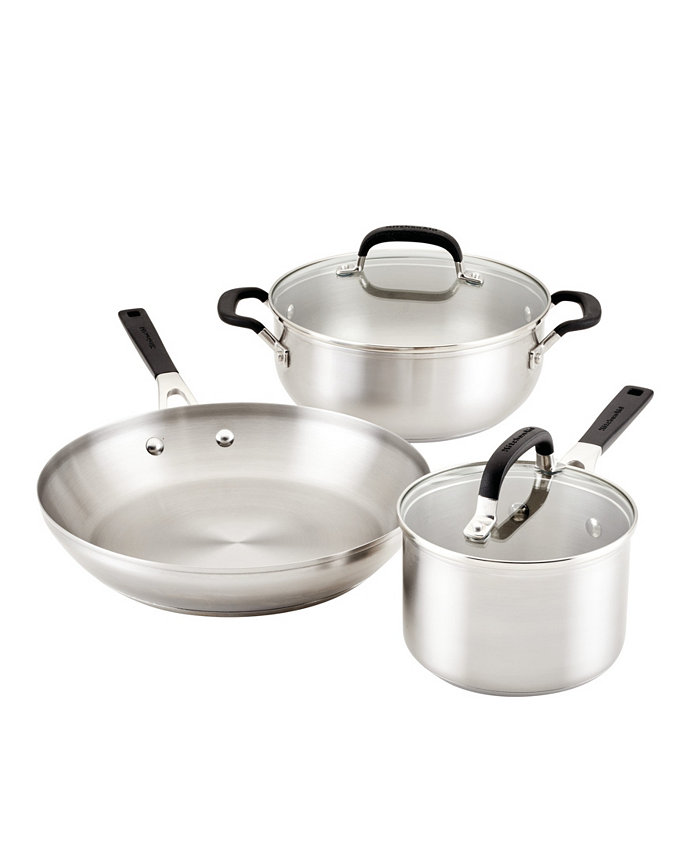 KitchenAid Stainless Steel 5 Piece Cookware Set