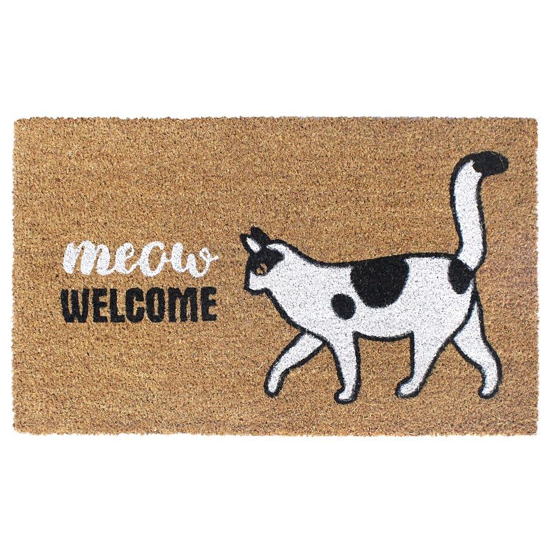 RugSmith Meow Welcome Doormat - 18'' x 30''