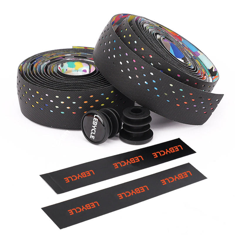 Lebycle Cycle Road MTB Reflective EVA Tape Adhesive Non slip Colorful Bike Tape Handlebar Bicycle Grips Strap