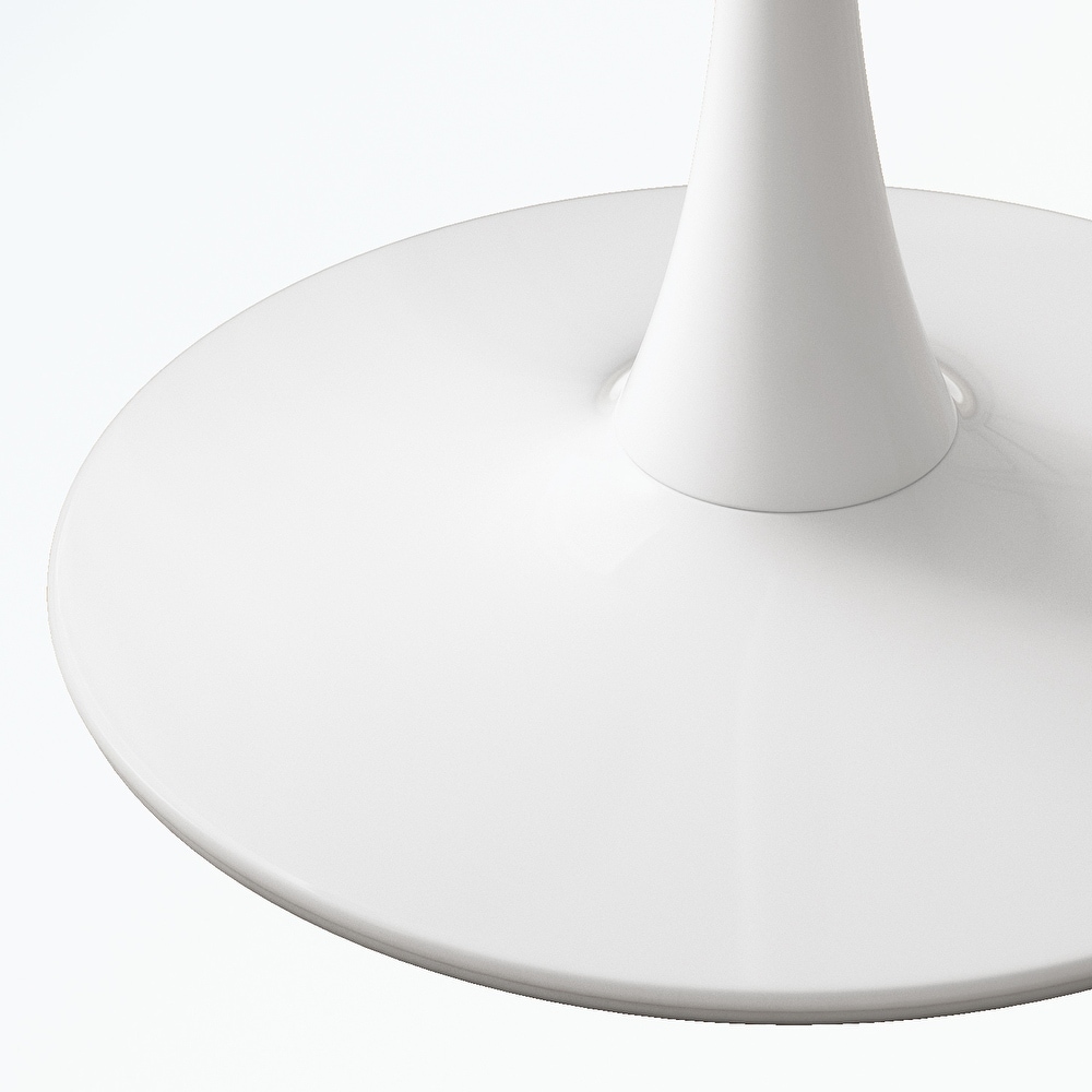 Round Dining Table  Metal Base