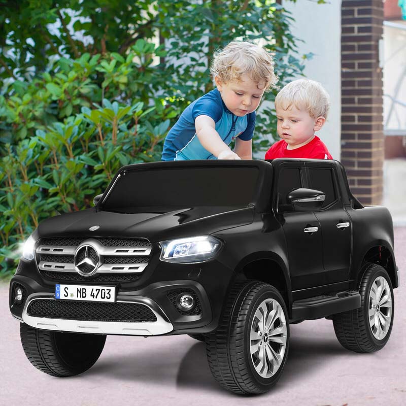 Licensed Mercedes Benz X Class Kids Ride-on Car 12V Battery Powered Vehicle Riding Toy Car with Trunk