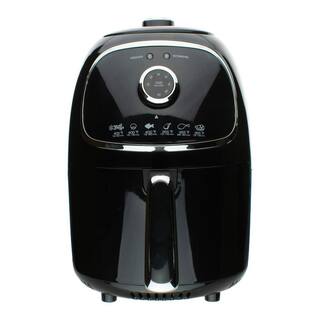 Brentwood Appliances 2 qt. Black Small Electric Air Fryer with Timer and Temperature Control AF-202BK