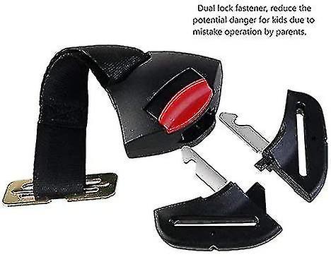 Car Seat Safety Buckle， Fixed Lock Buckle With Seat Belt Clip， Baby， Toddler And Child Harness