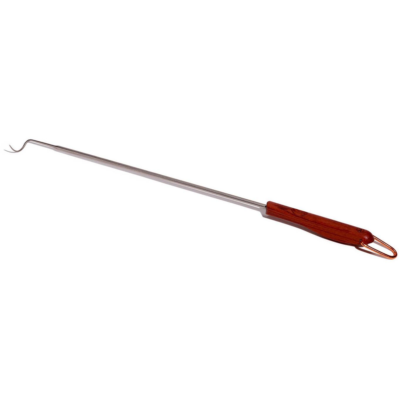 Outset Rosewood 20-Inch Stainless Steel Meat Hook