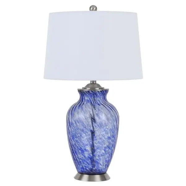 Ashland Blue Metal Table Lamp